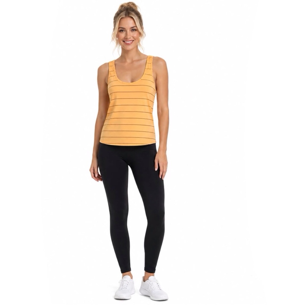 Champion Ruffle Strap Semi Sheer Duo Dry Tank Top Size Medium